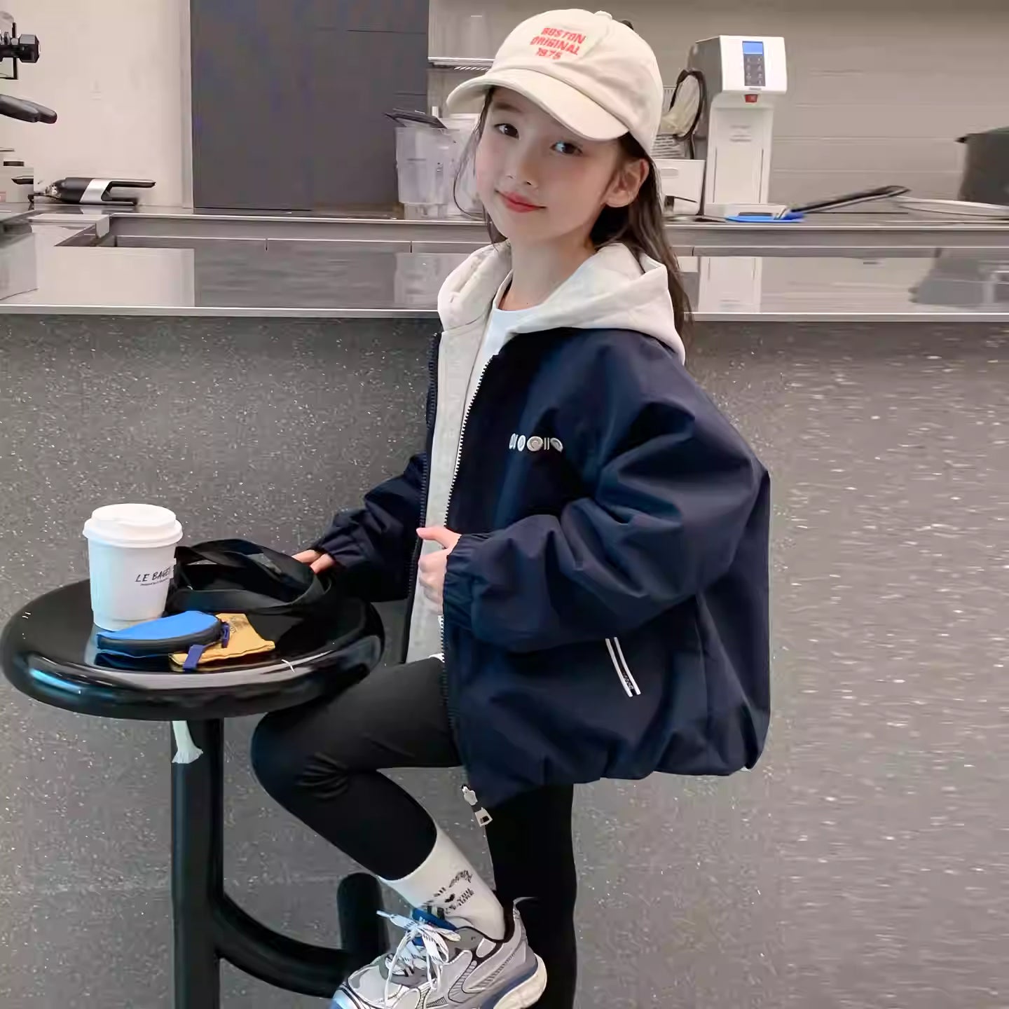 Kids Hooded Rain Jacket